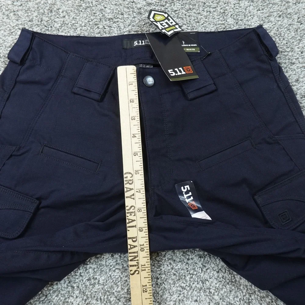 NEW 5.11 Tactical Pants Womens 10 Blue Stryke Flex Tac Cargo Utility Stretch EMS